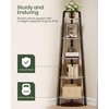 CHOEZON Corner Shelf, 5-Tier Ladder Corner Shelf, Ladder Bookshelf, 59.6"