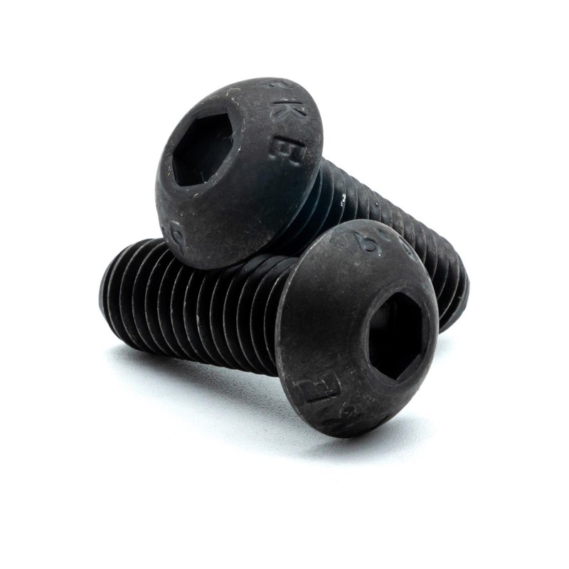 Hippo Hardware M8 (8mm X 10mm) Button Head Screws Black