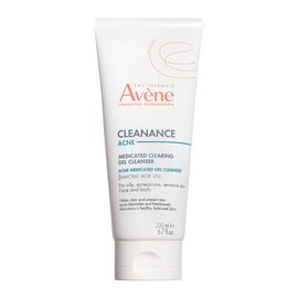 Eau Thermale Avène Cleanance ACNE Clearing Gel, acne cleanser for sensitive skin with Salicylic Acid, deep cleanses & prevents acne on face & body 6.76 fl. oz.
