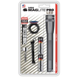 MagLite Mini Mag LED PRO 2-Cell AA Combo Pack - Gray