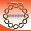 labwork 12 Pcs Seals Fuel Line Sealing Washers Replacement for