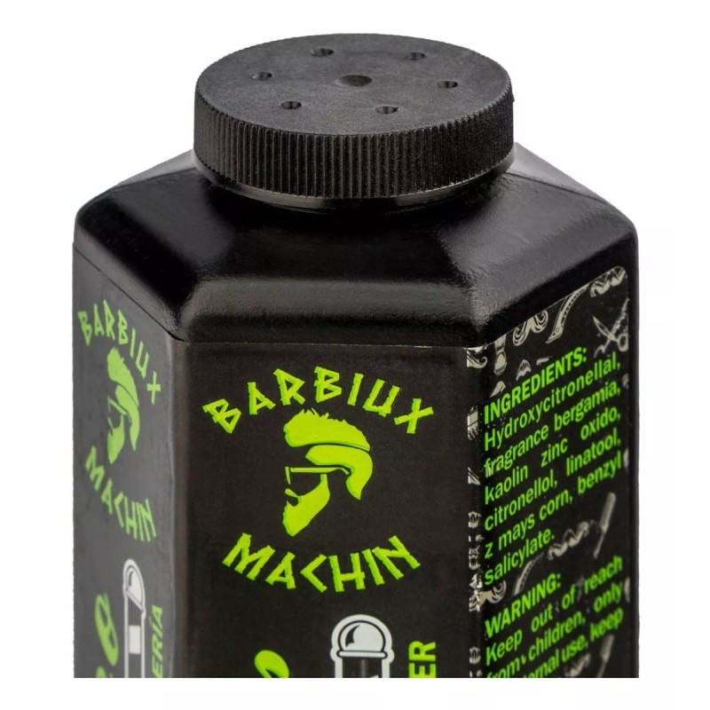 Barbiux Talco Para Barberia Barber Estetica Olor Bergamota 300gr
