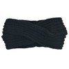 DRESHOW 4 Pack Crochet Knit Turban Headband Warm Bulky Crocheted