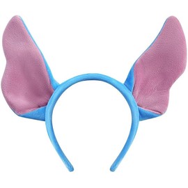 PORSMEER Blue Ears Headband for Women Girls Bendable Ears Costume Headwear Party Cosplay Dress Up Accessories