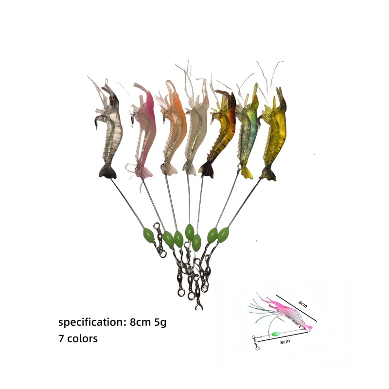 DAYUYUE 210 Pieces Soft Bait Fishing Lure Set with Bionic