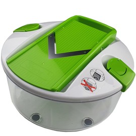 Salad Chef Professional Kitchen Mandolin Slicer, Slicer and Grater, Stainless Steel Blades