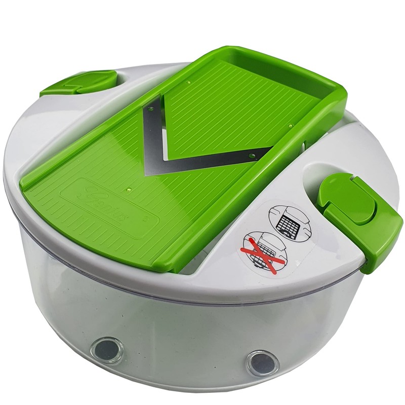 Salad Chef Professional Kitchen Mandolin Slicer, Slicer and Grater, Stainless