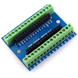 Funsto 3pcs V3.0 Controller Terminal Adapter Expansion Board Nano IO Shield Simple Extension Plate for Arduino AVR ATMEGA328P