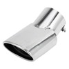 INFINAUTO Curved Slant Exhaust Tip Rear 2.9" Inlet 3.5" Outlet