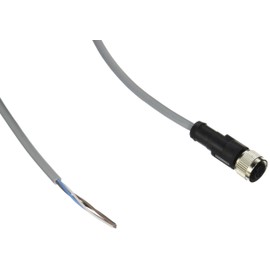 Telemecanique XZCPV1141L5 Female Connector Cable, Pre-Wired, Straight, M12, 4 Pins