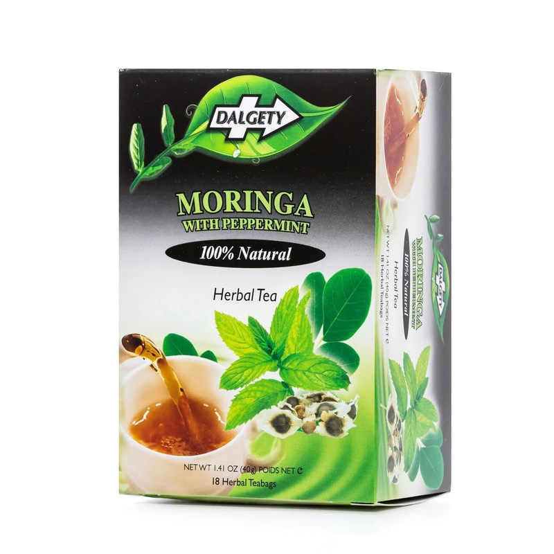 Dalgety Moringa with Peppermint Herbal Infusion 40g Cartons 100% Natural,