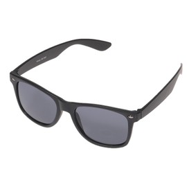 Miobo Sunglasses Party Glasses 1980 Style Retro Atzen Nerd Glasses Horn Glasses Sunglasses or Clear Glass Black (Black Sunglasses), Black Sunglasses