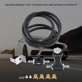 Joyzan Boost Controller Universal T Bleed Valve Manual Boost Controller Kit Manual Adjustable Turbo Boost Controller Bilateral Turbo T Bleed Valve