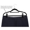AidShunn Velvet Hangers Clips Set Clothes Pins Strong Finger Grip