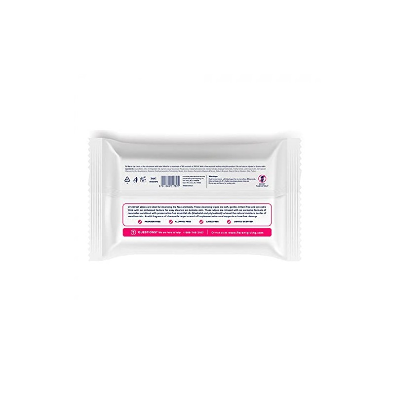Dry Direct Extra Soft Cleansing Wipes (Pack of 50) by