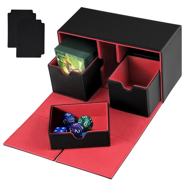 Cliplanyard Magnetic Deck Box, Card Box for 200+ Cards Single