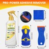 BUFFZIT Adhesive Remover Spray, Glue Remover, Surface Safe Sticky Residue