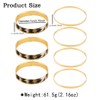 Dmaiy Gold Bracelets for Women Vintage Leopard Print Bracelet Layered