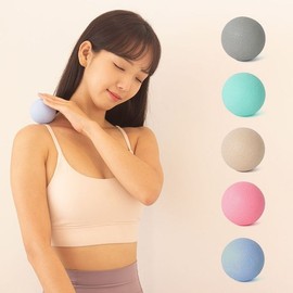 Neck and Shoulder Acupressure Massage Lacrosse Ball LUAZ-GN02 Gray / 목 어깨 지압 마사지 라크로스 볼 LUAZ-GN02 그레이