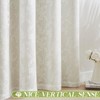 Lotusolution Beige Curtains for Living Room 95" Long Double Layer