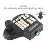 PTZ Pan Tilt Keyboard Controller Analog Coaxial Dome Camera Controller