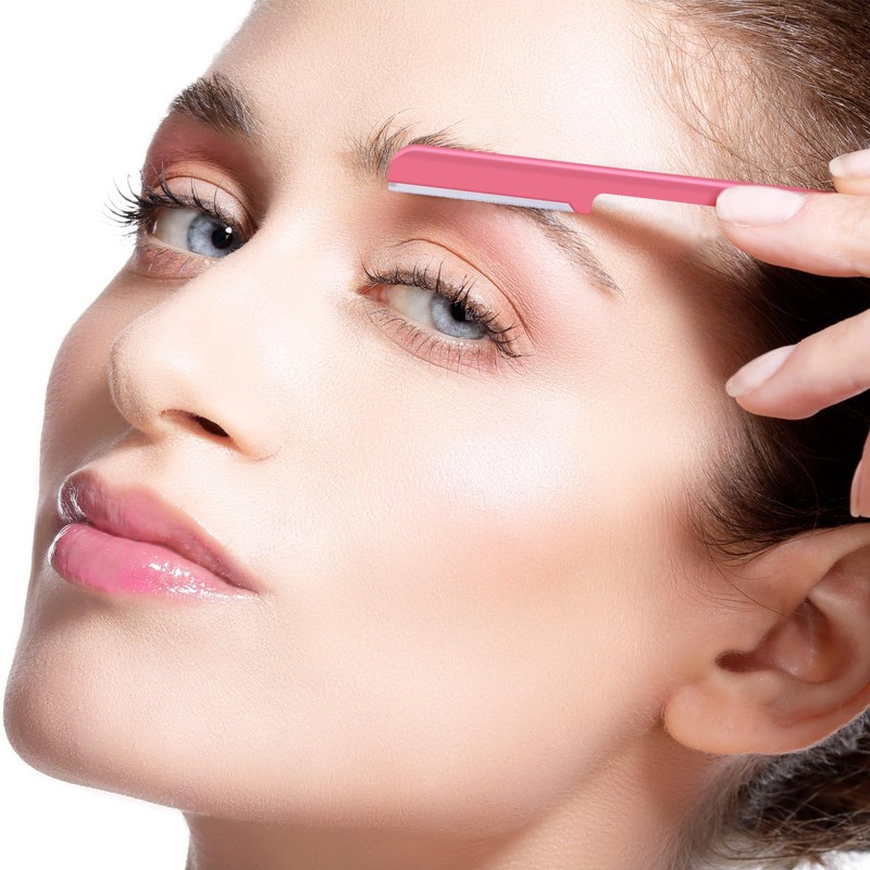 10 piezas de afeitadora de cejas para mujer, afeitadora facial,