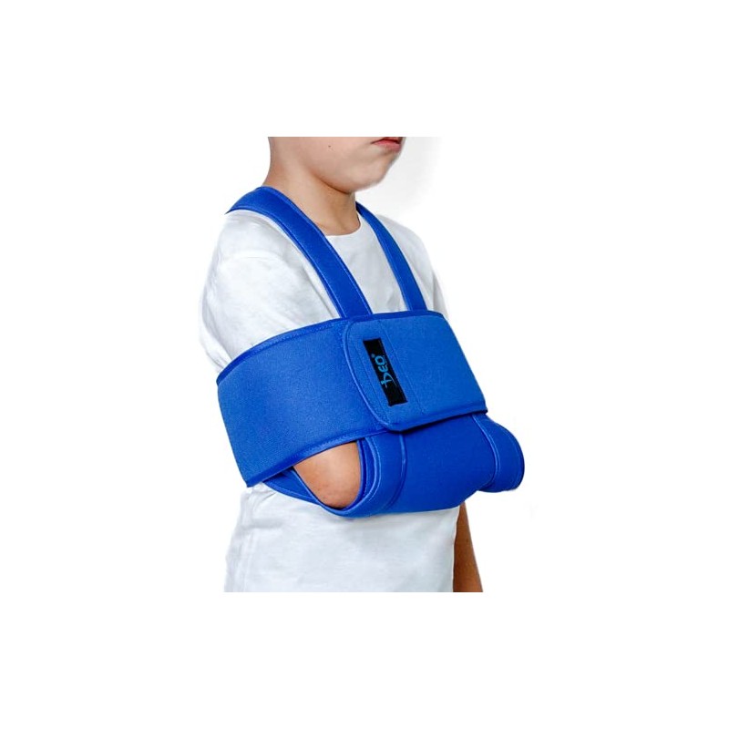 DEOTECH | Inmovilizador de Hombro Infantil (Mediano, Azul)
