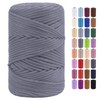 Cordón de macramé trenzado de poliéster