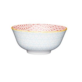 KC Bright Geo Bowl Blue 15.7cm