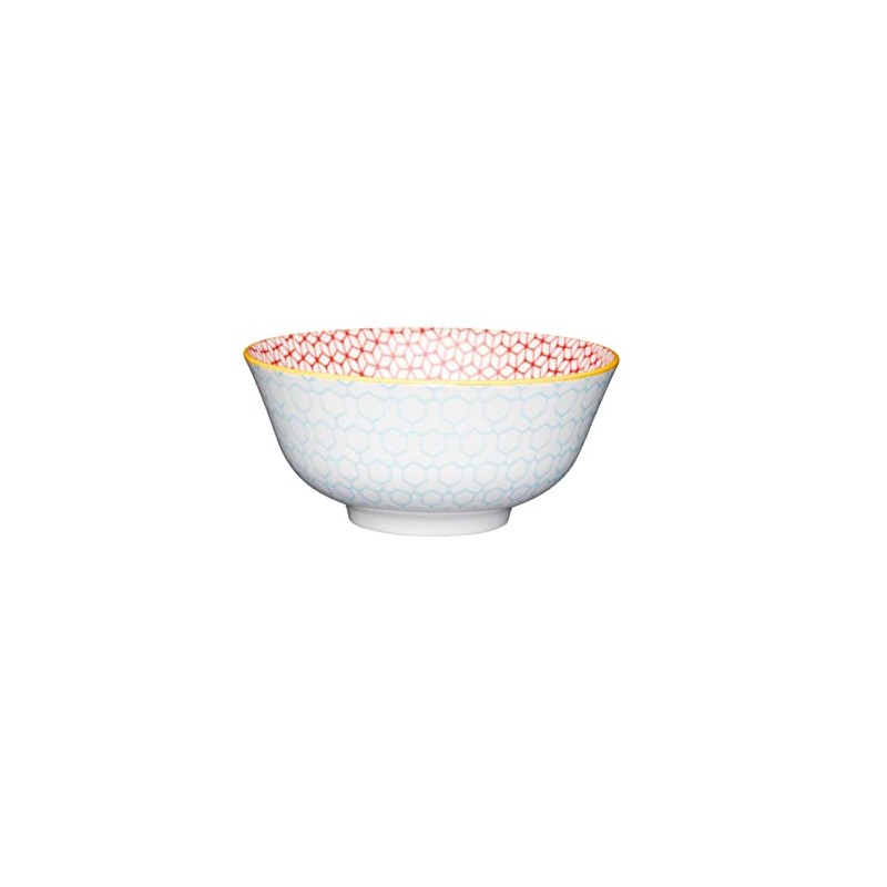 KC Bright Geo Bowl Blue 15.7cm