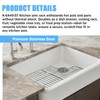 K-6449-ST Kitchen Sink Rack, 26.18'' x 14.76'' for Kohler Whitehaven