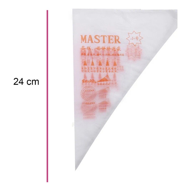 Aleissi 100 Mangas Desechables para Reposteria y Pasteleria 24cm O