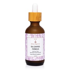 Elina Organics Oil Control Formula, 2oz – Clarifying Serum with Willow Bark, Zinc Oxide & Burdock Root – Organic, Vegan – Fights Breakouts & Balances Oily Skin