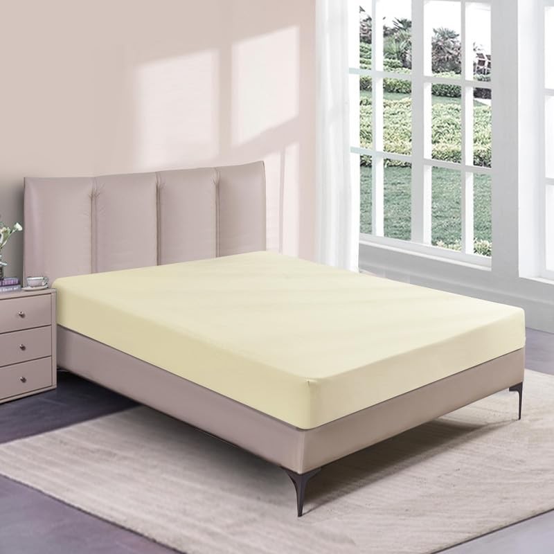 WEAVERS: Extra Deep Fitted Sheet - Super Soft Luxurious Microfiber,