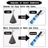 LANBRELLA - Paraguas plegables invertidos compactos, apertura automática, cierre automático,