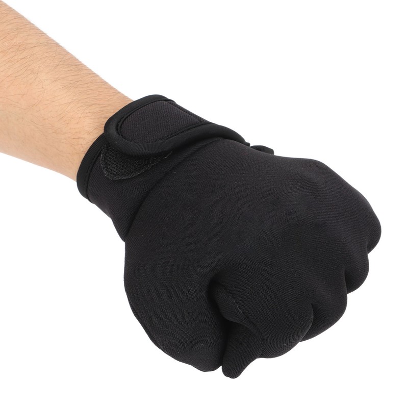 2Pcs Swimming Webbed Gloves Open Fingers Adjustable Swimming Training Gloves