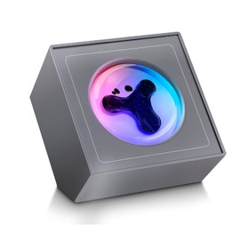 Venominbox Ferrofluid Music Visualizer, Dancing Sound Sensitive，Ferrofluid Speaker Music Mate, Decorative RGB Light Ferrofluid Display Desk Toy for Table, Bedroom, Office, Study, Science Gift