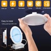 RICHSING Recessed Lighting 6 inch, 4Pack RGBCW Recessed Ceiling Lights
