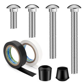 FUNUCURR Threlaco Color Guard Weight Anchor Set and 2 Heavy Duty Flag Pole Cap with 2 Pack Color Guard Tape for Flag