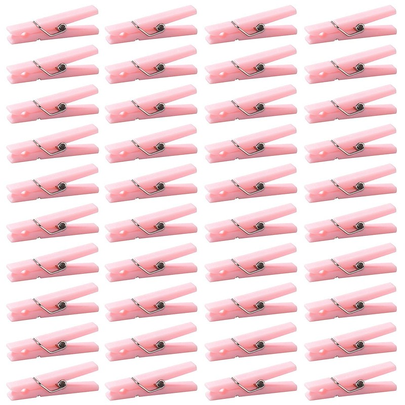 60PCS Baby Shower Clothespin Games Girl Plastic Mini Clothes Pins