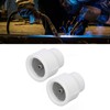 2Pcs Tig Welding Cups White Ceramic Welding Torch Cup Ceramic