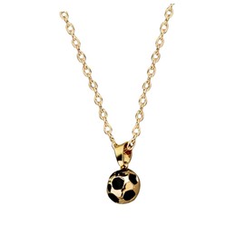 jojofuny Fashionable Necklace for Men Football Shape Pendant Necklace for Present