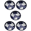 Mino Ware 145095 (5) Small Plates, Set of 5, Arabesque