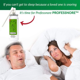 professnore Snore Solutions Anti Snoring Stop Relief Spray 1.69 Fl oz (50 ml)