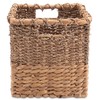 Decorasian Basket Storage Braided from Water Hyacinth - Seagrass Rectangular