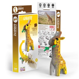 Eugy Giraffe 3D Puzzle, 20 Piece Eco-Friendly Educational Learning Puzzles for Kids 6+