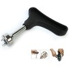 Seadiquiet 1pc Black Golf Shoe Spike Wrench Removal Tool, Plastic