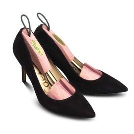 Woodlore Women’s Cedar Wood Shoe Trees Adjustable 2-Pack (For 2 pair of Shoes), Aromatic, USA Made (Large Fits Sizes 10-11.5)