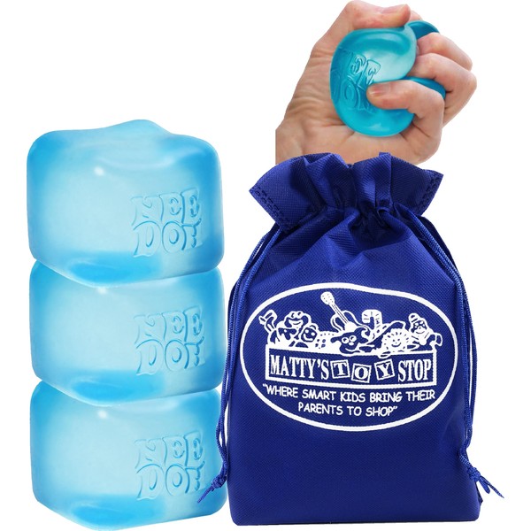 Nice Cube Translucent NeeDoh...Groovy Glob! Squishy, Squeezy, Popping, Stretchy Stress