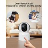 AKINGUAR Wifi Camera, 2K Pet Camera Indoor Camera for Security,